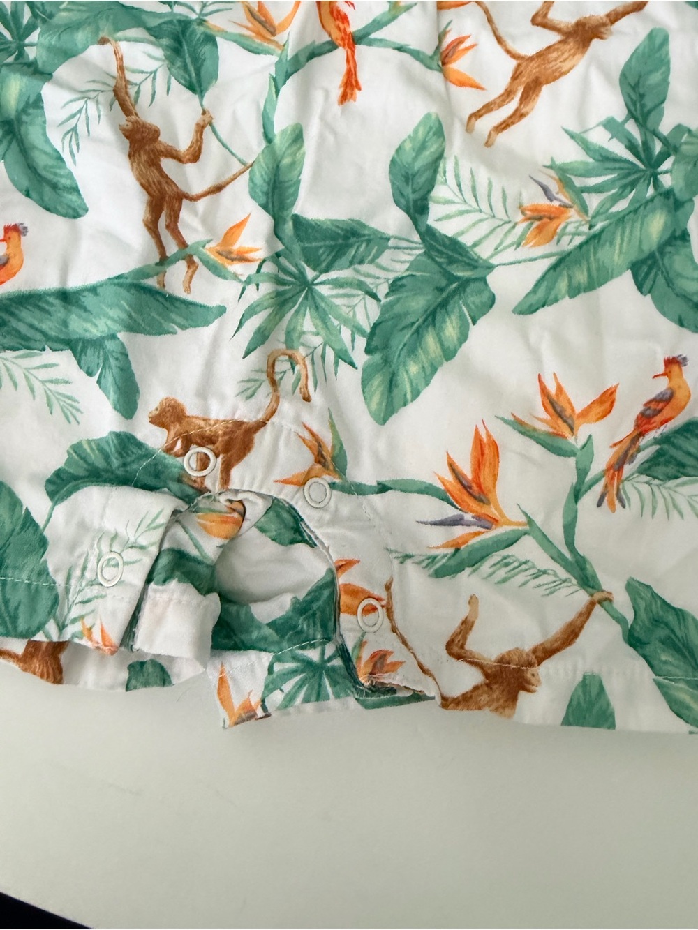 Janie and Jack BABY TROPICAL JUNGLE ROMPER - Picture 5 of 7